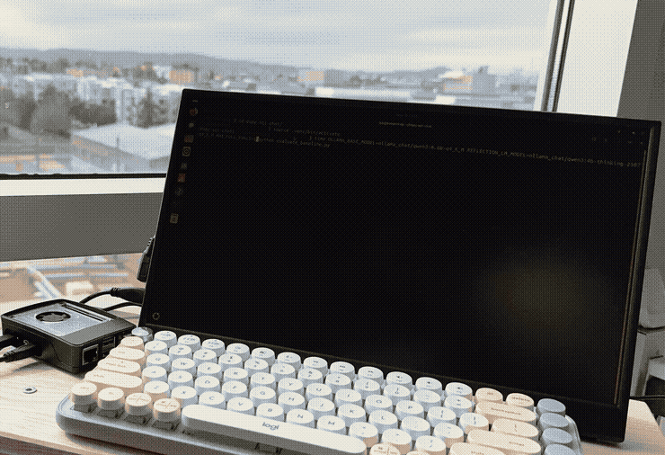 optimized a prompt with DSPy and GEPA on a Raspberry Pi indoors on a cloudy day and night