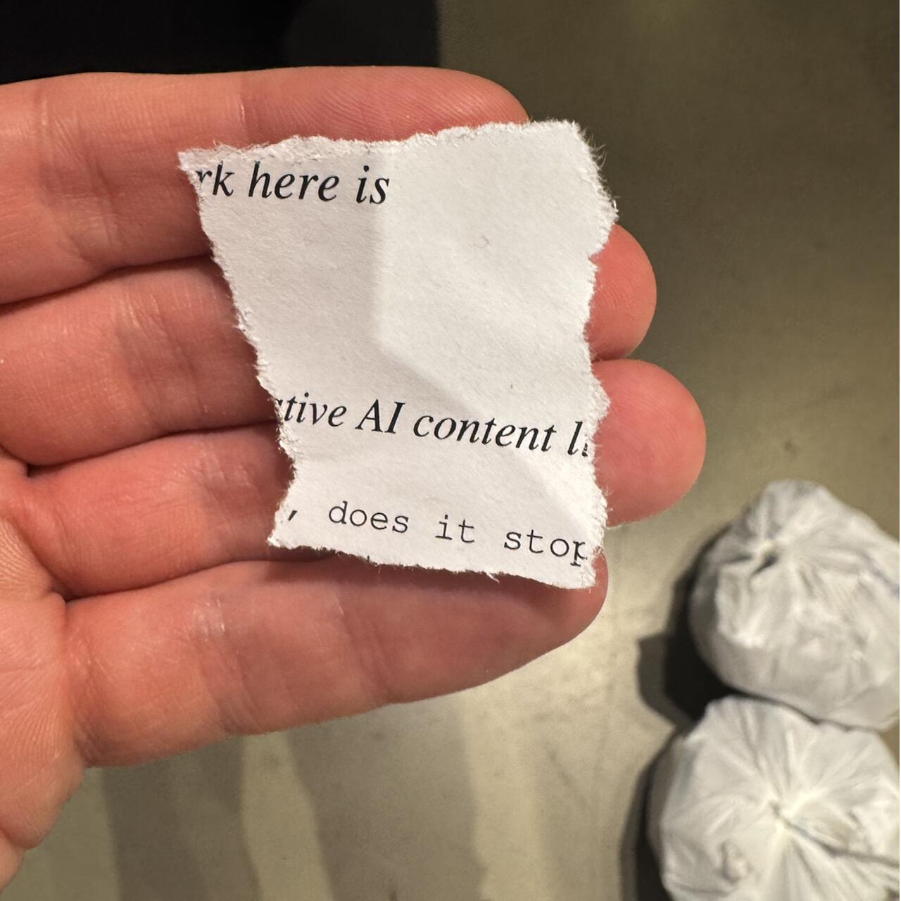 here is AI content does it stop